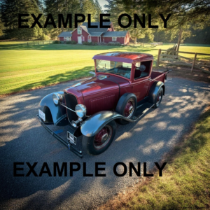 1928 Ford Pick up Truck E-Card/Post Card