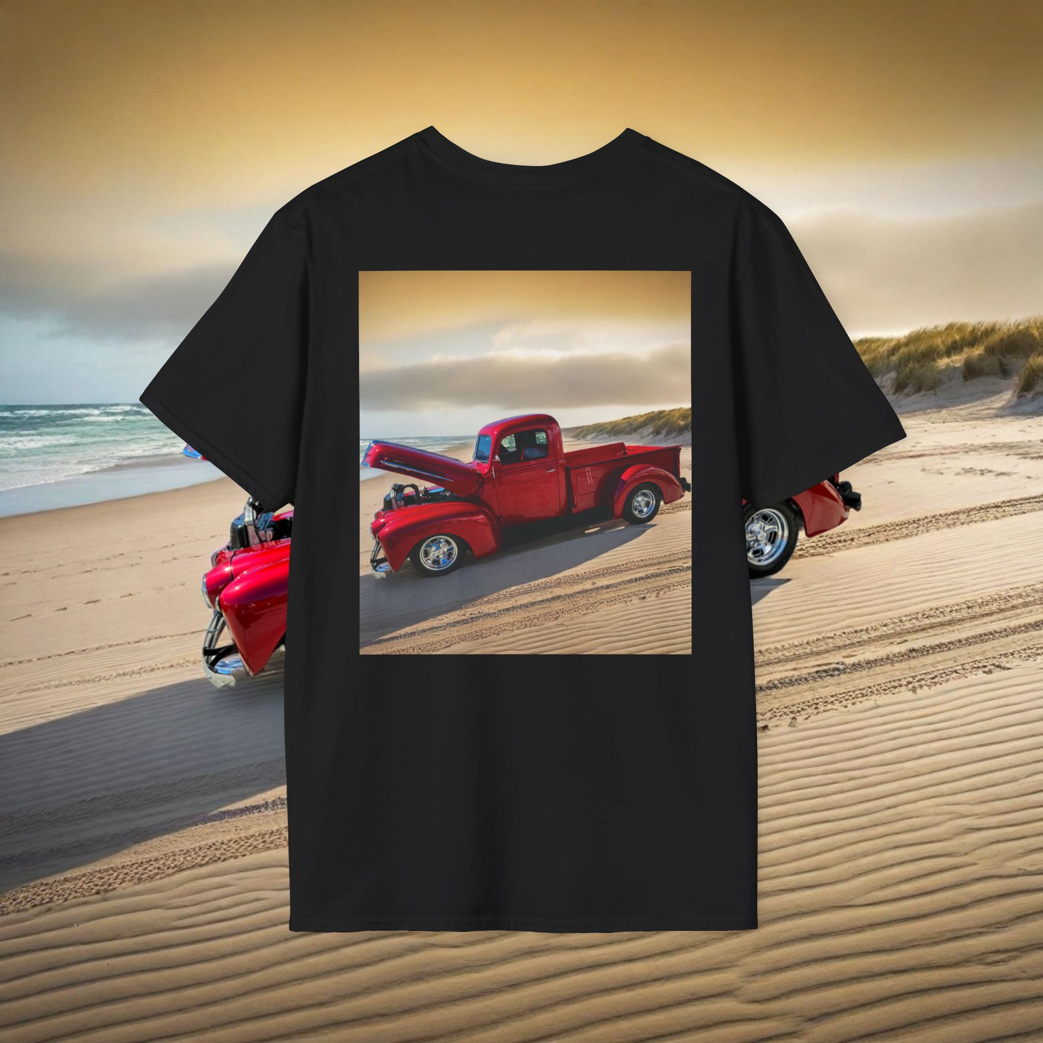 Vintage Red Pickup Truck T-Shirt — Retro Classic Truck Tee